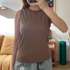 Brown tank top